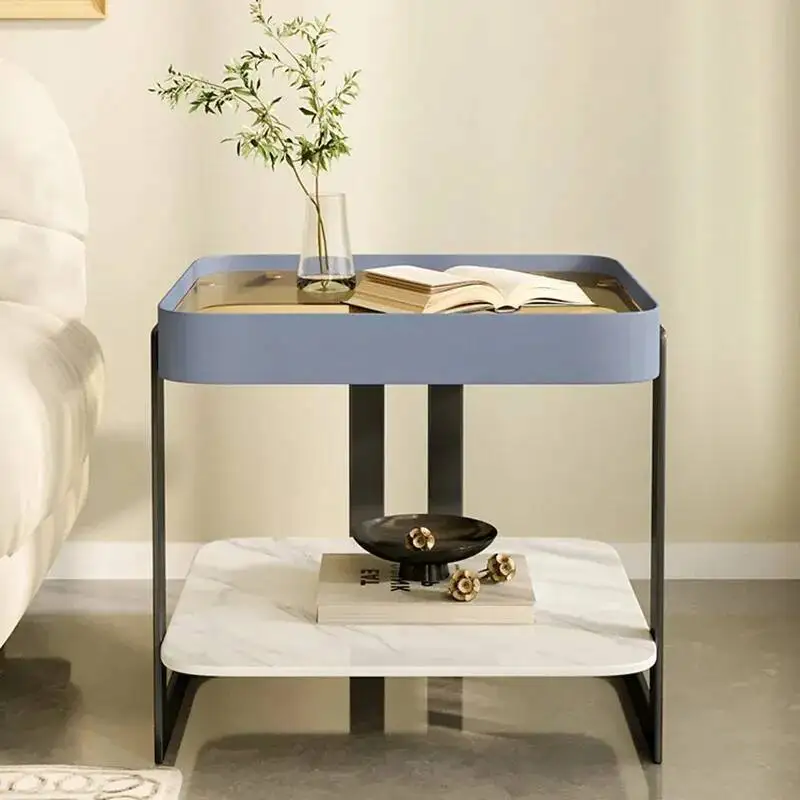 

Low Side Table Sofa Mobile Hallway Glass Desk Small Side Table Center Tea Coffee Mesas De Centro Para Sala Luxury Furniture