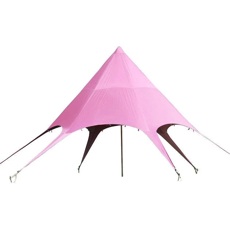 

Colorful Cloud Top Canopy Tent Outdoor Leisure Park Sunshade Camping Party Party Base Single Peak Hexagon