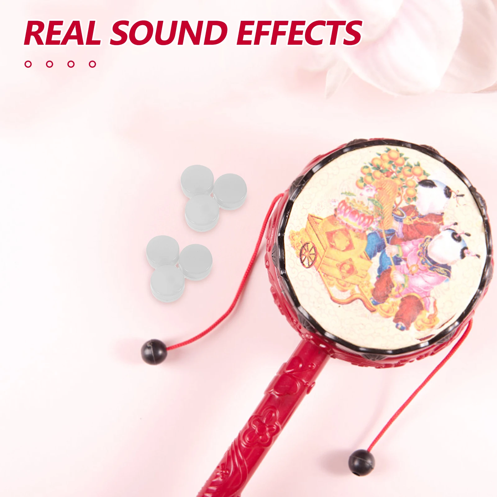 

20Pcs Rattle Inserts for Baby Safe Plastic Music Makers Easy Installation Long Lasting Performance Ideal for Home Entertainment