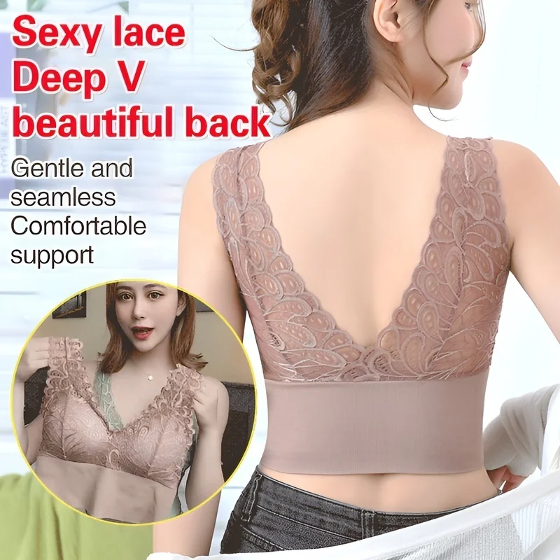 Lace beautiful back abdomen-in