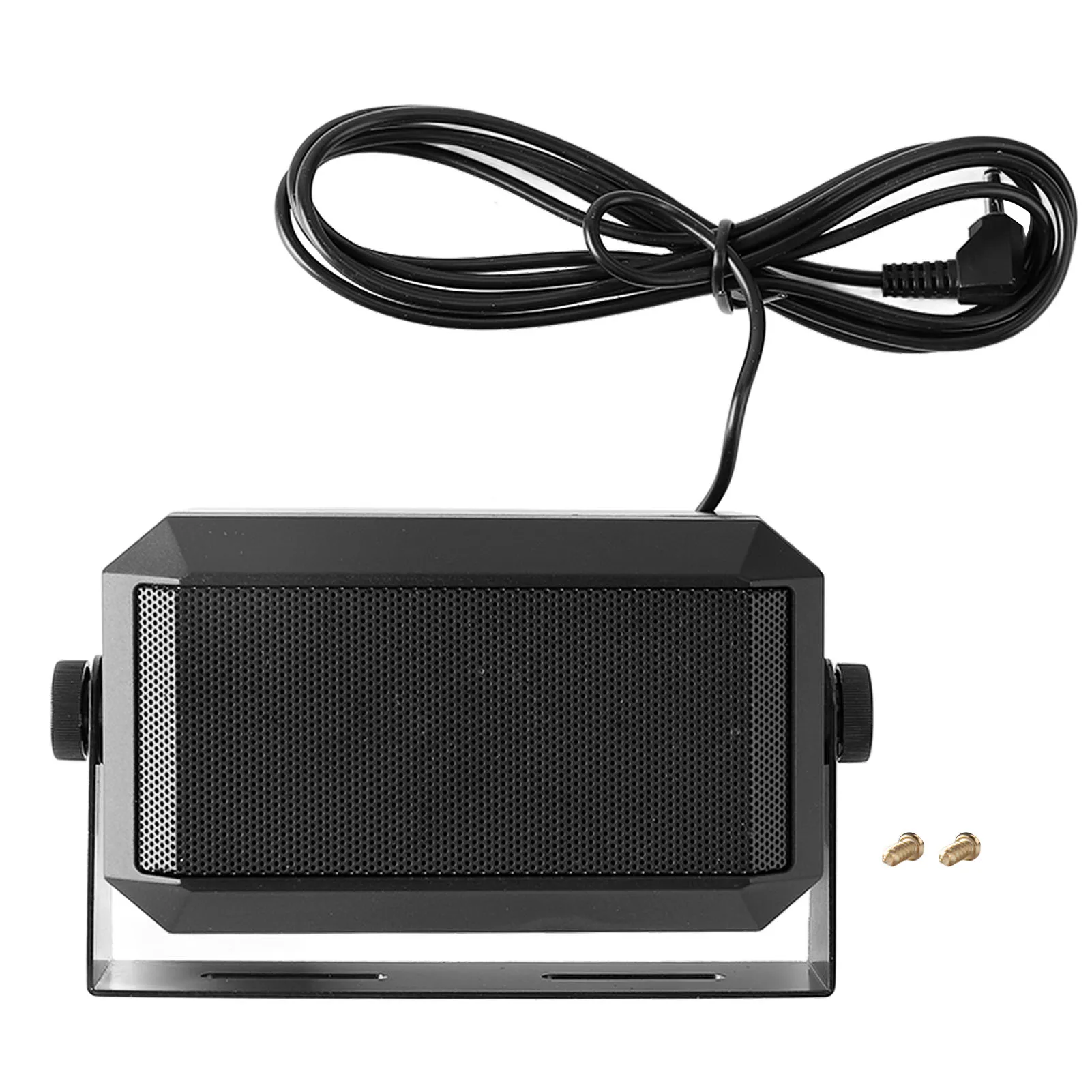 Vehicle Rectangular External Speaker External Speaker Rectangular 3.5mm Plug Car Radio Speaker for Ham Radio CB Radio Scanner