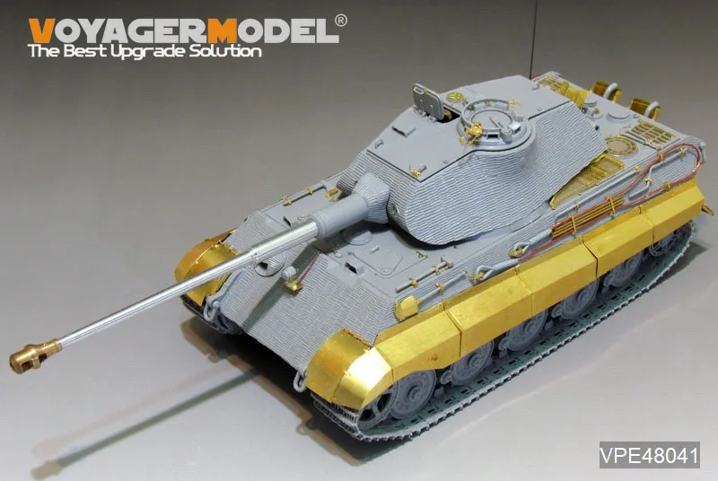 Voyager Model VPE48041 1/48 WWII German KING TIGER Posche Production Upgrade Set(For UTSTAR 008) (No Tank) Photo Etched Part