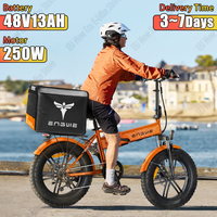ENGWE EP-2 BOOST Foldable E-bike 48V13AH Lithium Battery 250W Motor Electric Bike 20*4.0 Inch Fat Tire Mountain Electric Bicycle