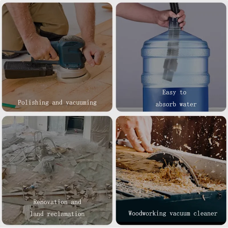 Industrial Dust Collector Wet Dry Vacuum Cleaner Woodworking Renovation Blowing Suction Vacuum Cleaner Portable Cleaning Tools