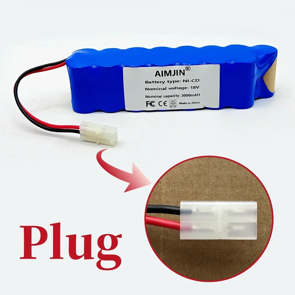 18V 3000mAh NiMH Suitable for-Rowenta Battery Pack CD Vacuum Cleaner RH8771 or Tefal Cyclone Extreme Vacuum Cleaner Battery P102