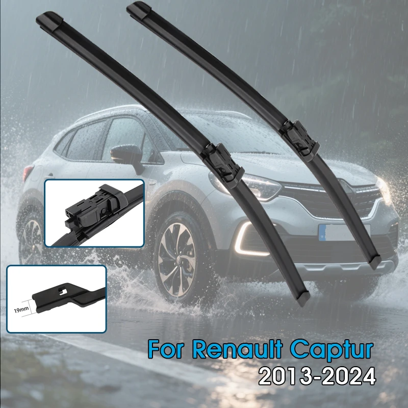 

Car Wiper Blades For Renault Captur J87 MK2 2013-2024 Windshield Windscreen Front Window Blades Car Accessories