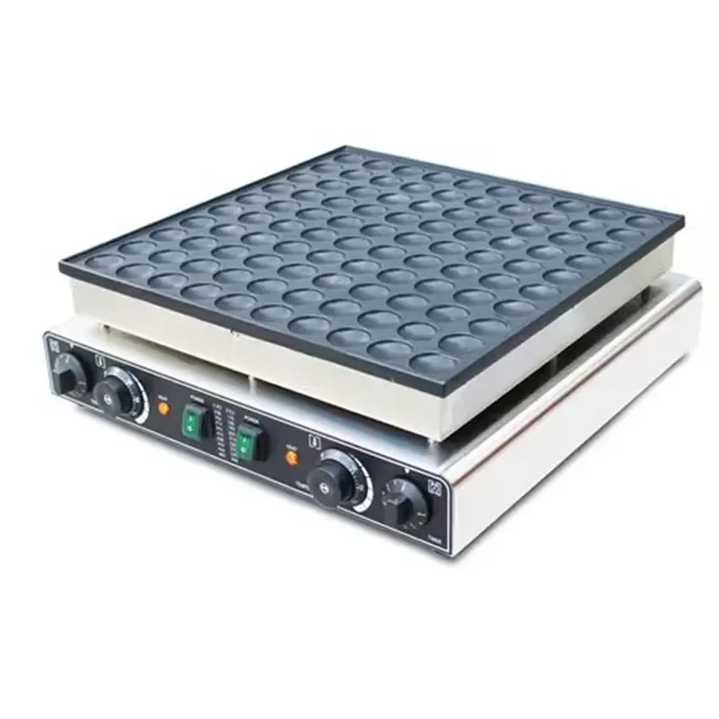 2025 New Style Snack Machine 100-hole Portable Egg Waffle Machine Commercial Egg Pancake Maker with High Quality for Sale