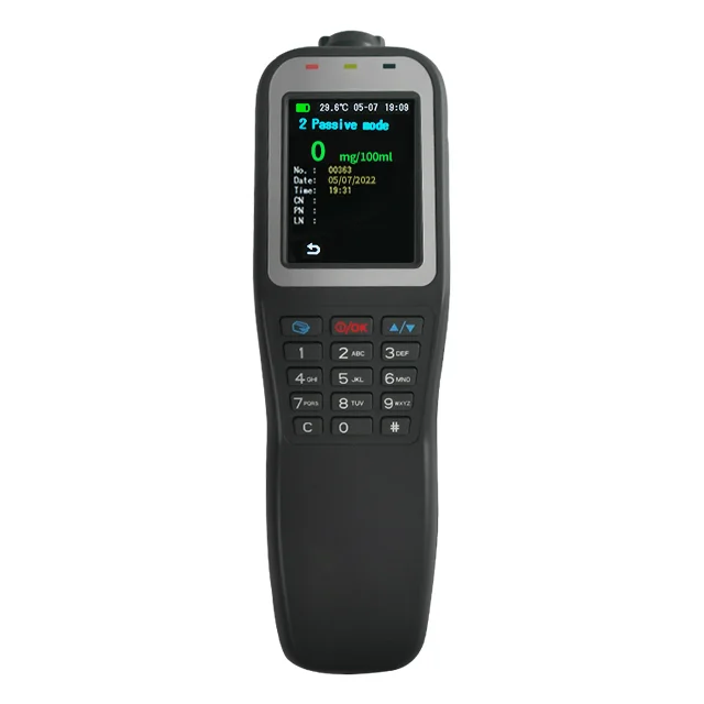 Newest Handheld Tester Breathalyzer with  Sensor Keyboard Included