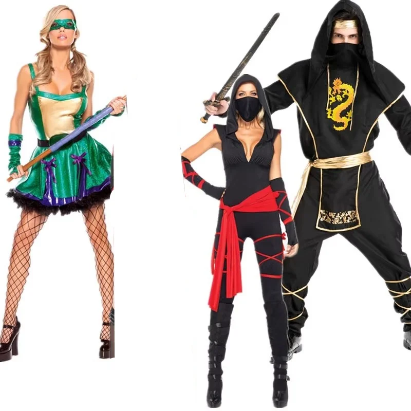 Halloween Cosplay Ninja Samurai Kostüm Männer Frauen Leistung Dr up Kleidung Rot Bla adow Krieger Traditionelle Chinesische S...