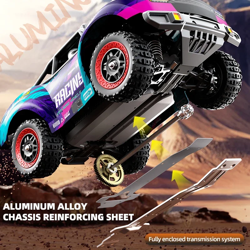 8103 PRO Brushless RC Car Off-road with led light 4WD Climbing Remote control Vehicle 2.4G Full Proportion RC Short Card 1:18