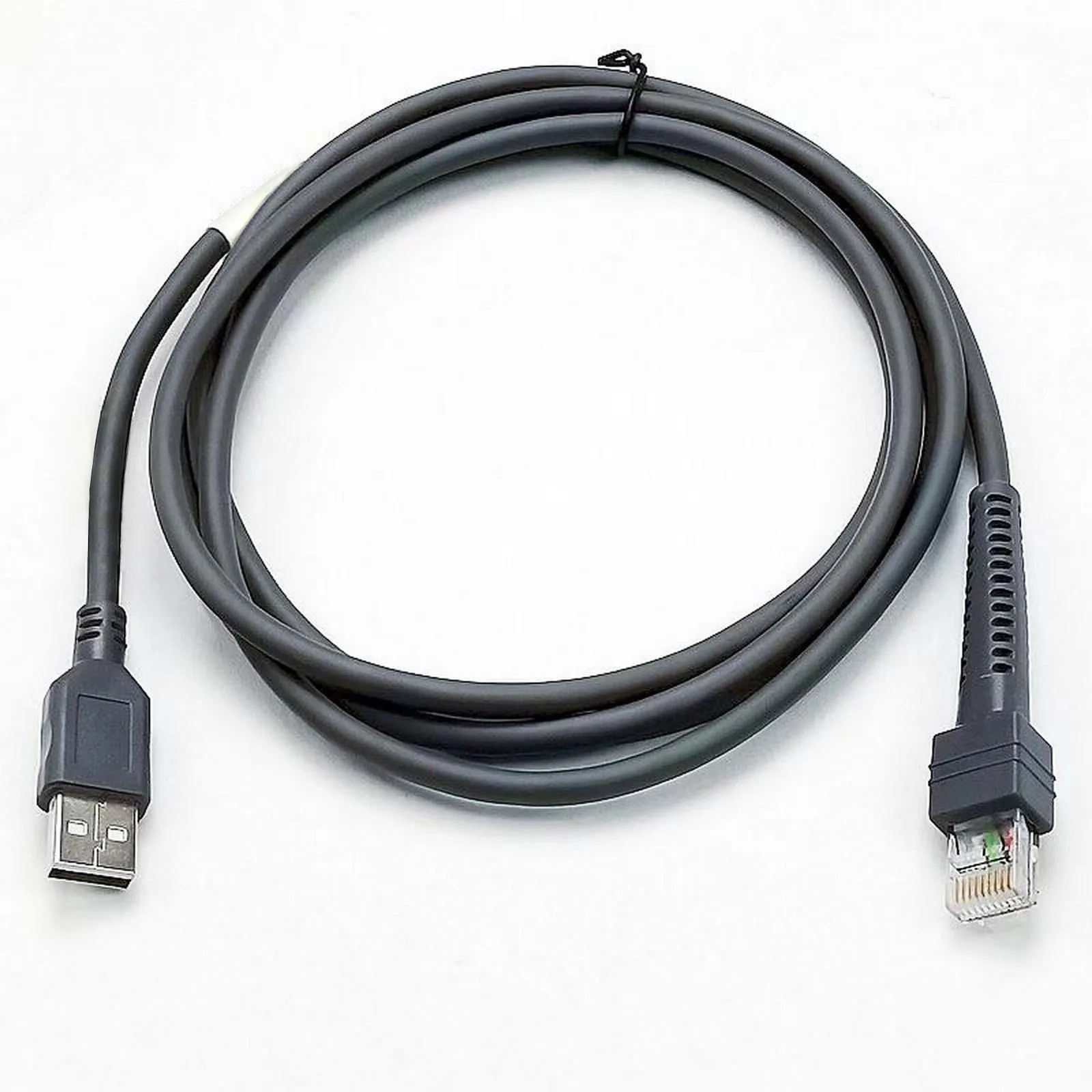 Sotesin 2 متر (7ft)USB إلى rj50 كابل ل رمز زيبرا موتورولا الباركود الماسحات الضوئية LS2208-SR DS2208 DS2278 DS8178 DS2208 ، DS8178 ،