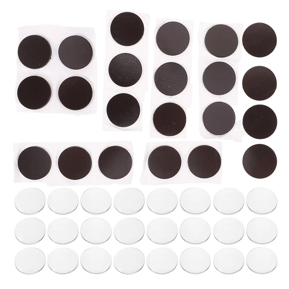 

Circle Retro Fridge Magnets Adhesive Glass Decorative Round Refrigerator Magnetic Craft Sticker Dots Transparent Strong
