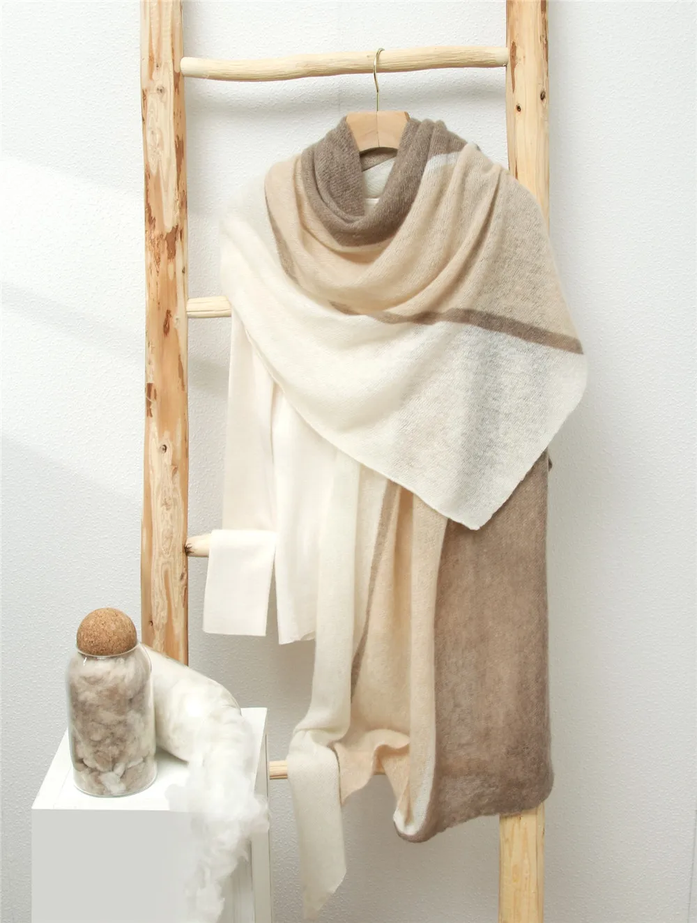 

Cashmere Scarf For Women Winter All-Match Color Matching Shawl High Quality 70*180cm