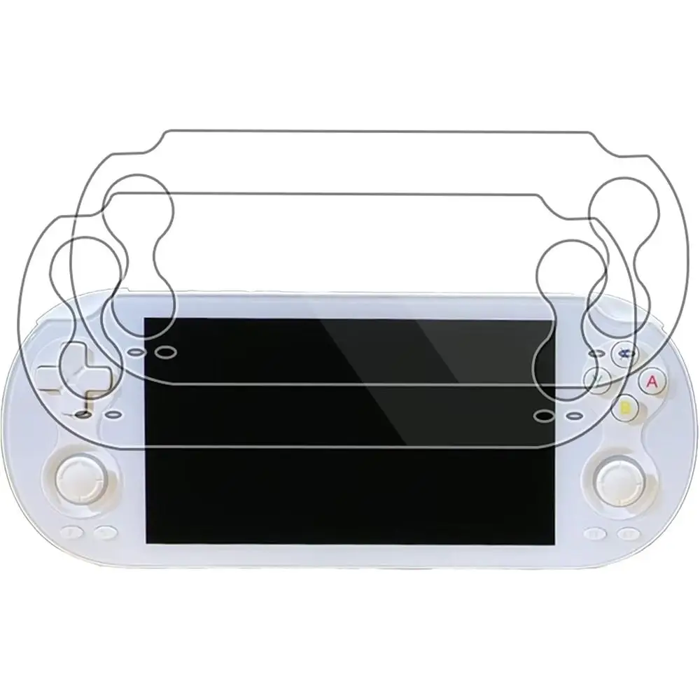 HD Screen Protector Full Screen Anti Scratch Protective Film PET Soft Film for Anbernic RG Vita/RG Vita Pro Game Console