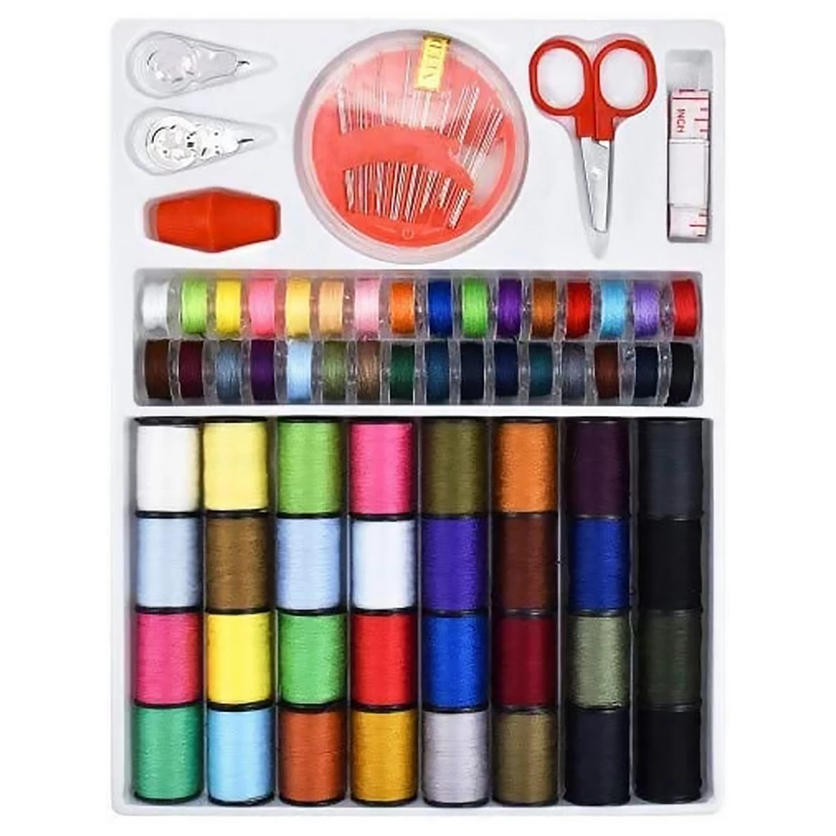 Spulen Nähgarn-Sets, verschiedene Farben, Handnähgarn, wiederverwendbare Spulenfäden, Maschine, Polyesterfäden, Sortiment