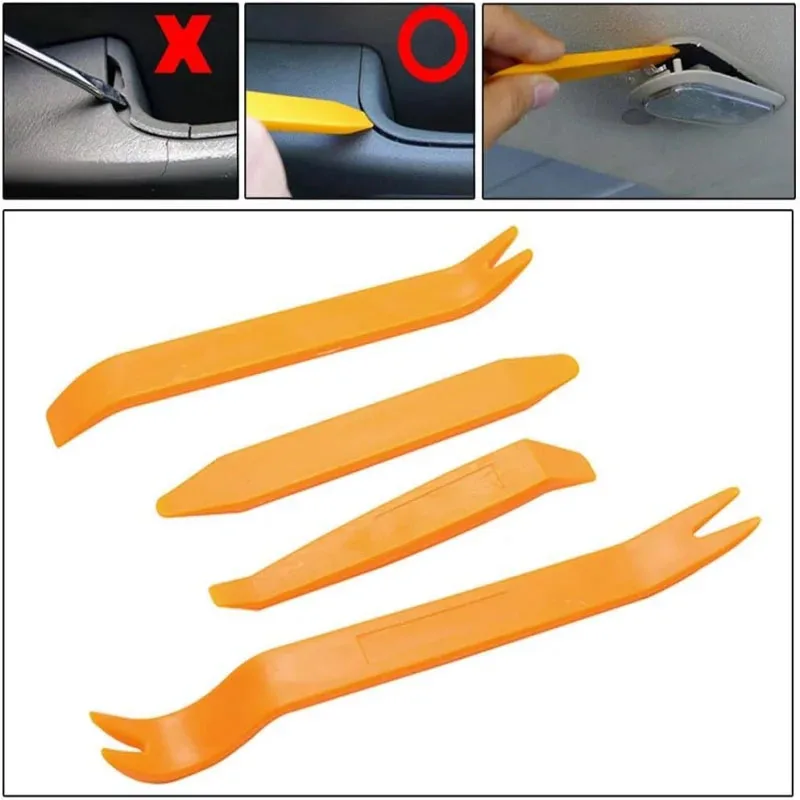 4Pcs Auto Door Clip Panel Trim Removal Tool Kits Thick Plastic Car Tools  FOR KIA SOLARIS Verna IX25 IX35 IX45 Sonata 8 Any Car