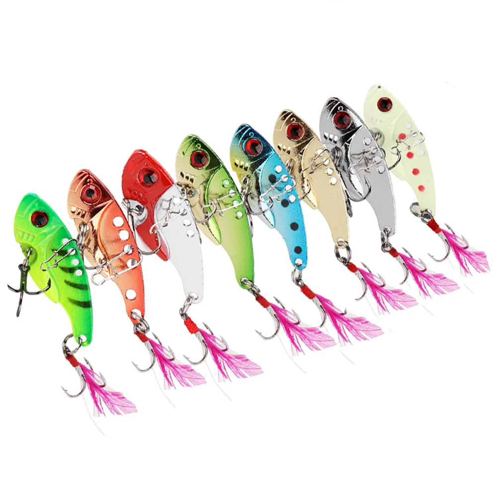 

4Pcs Metal Wobble Fish Lure Shiny Spoon Bait 3D Realistic Design Effective Catch for Outdoors Fishing Bass Lures Fishing