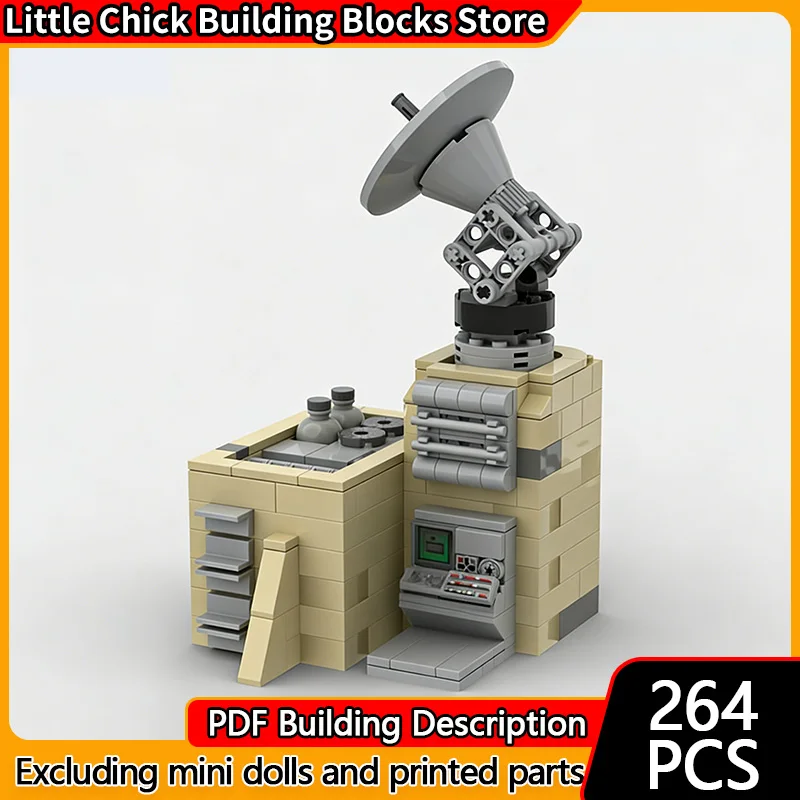 

Модель City Street View MOC, строительные кирпичи, уличная архитектура в пустыне, модульная технология, детский праздничный подарок, сборный игрушечный костюм