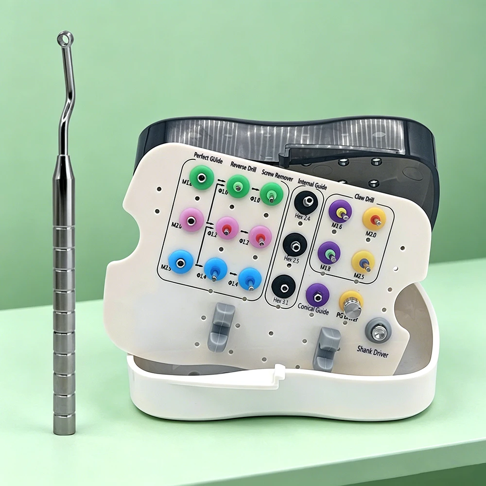 

Dental Implant & Fractured Screw Removal Kit Universal Broken Screw Removal Tool
