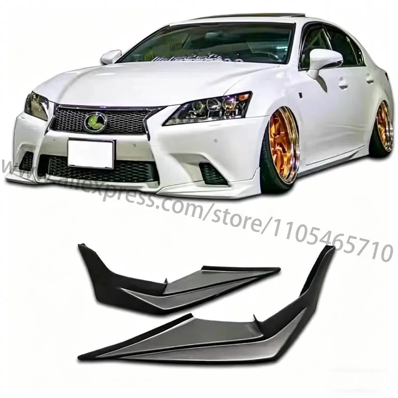 For 2012-2016 Lexus GS250, GS350 F-Sport, Front Spoiler, Front Corner Covers, Body Kit. Factory independent R&D and production.