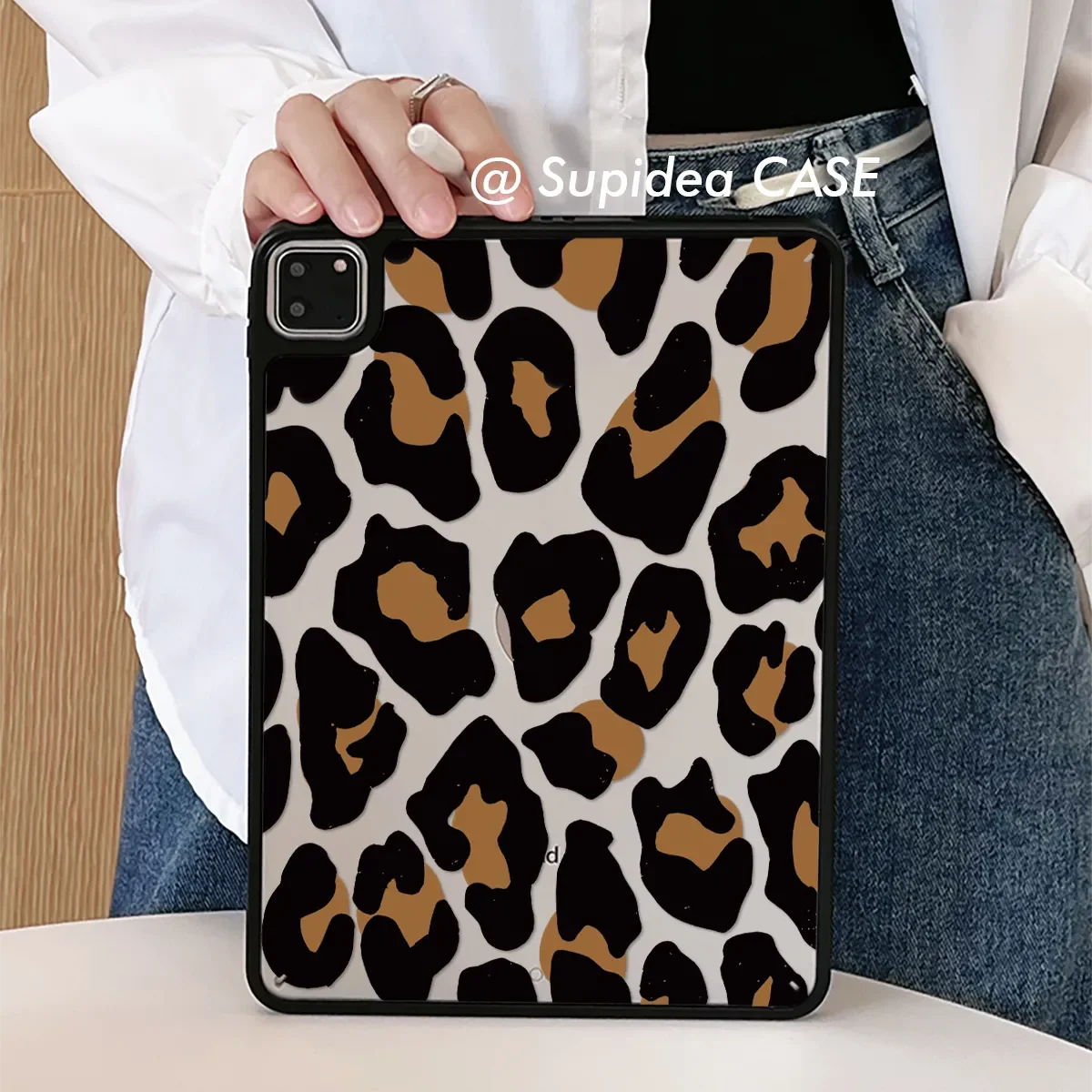 

Классический чехол с леопардовым принтом Y2K Girl для iPad Pro 13 11th M5 M4 12.9 A16 10 8 7 9th 10th, для iPad Air 11 M2 M3 Mini, чехол для планшета