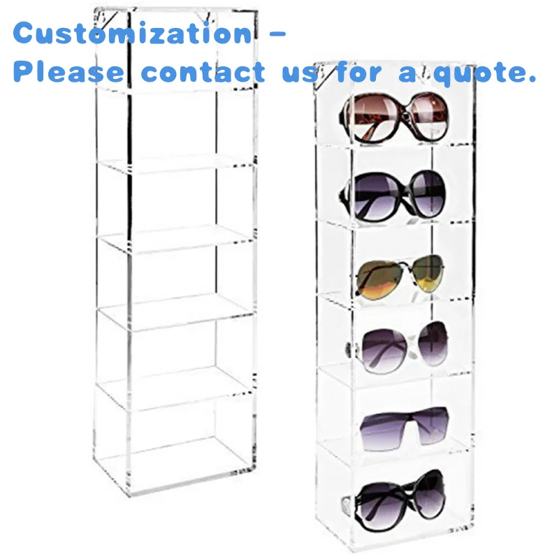 

custom.Sunglass Store 5 Tiers Black Metal Sunglasses Stand Eyewear Display Stand Sunglass Display