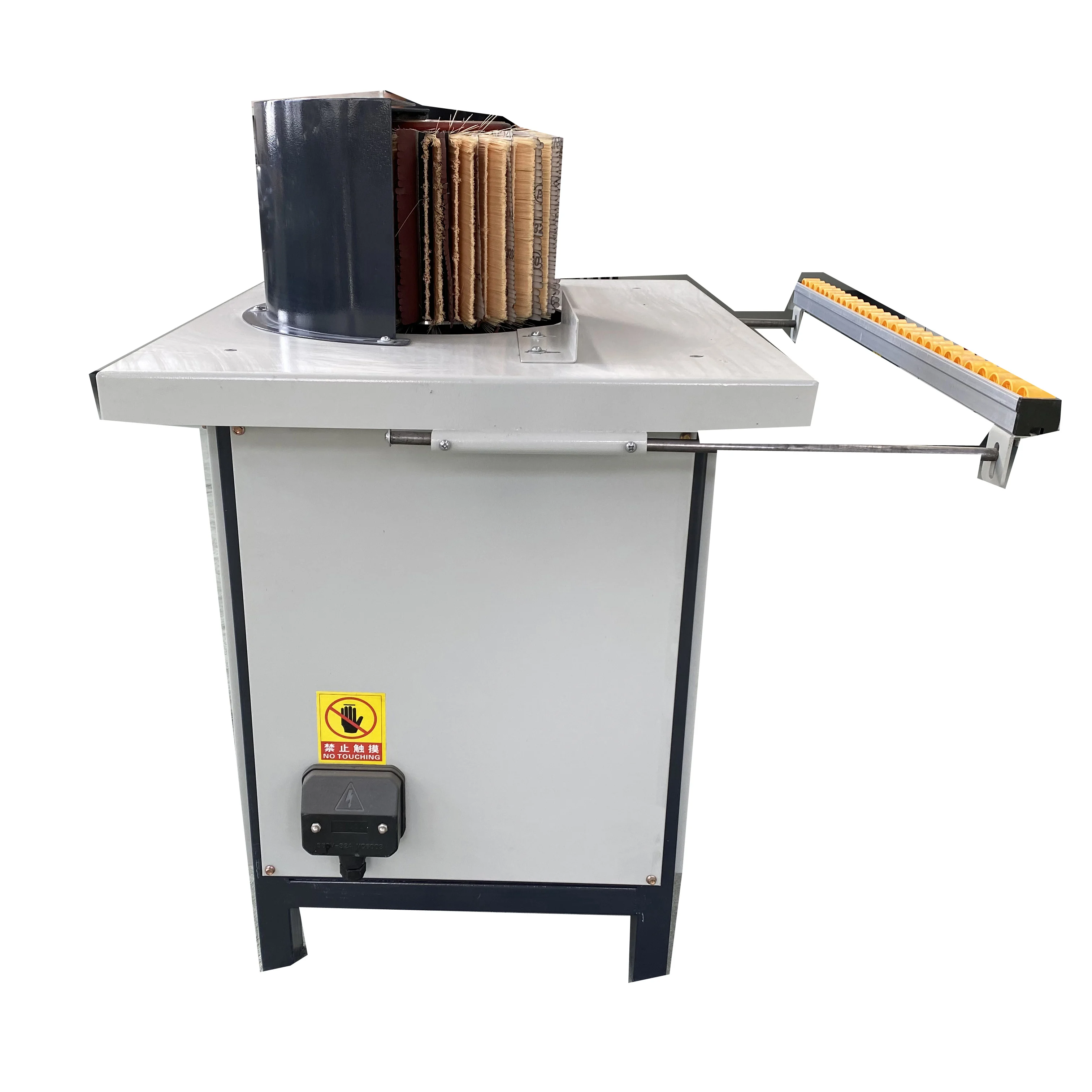 

Horizontal double shaft manual polishing machine is mainly used for grinding and primer sanding of wood products