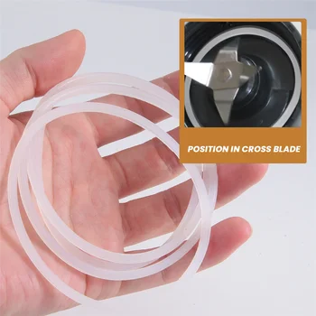 טבעת אטם אטם חלופי חדש לחפיסה בלנדר הקסם שטוח/צלב 4 חבילה