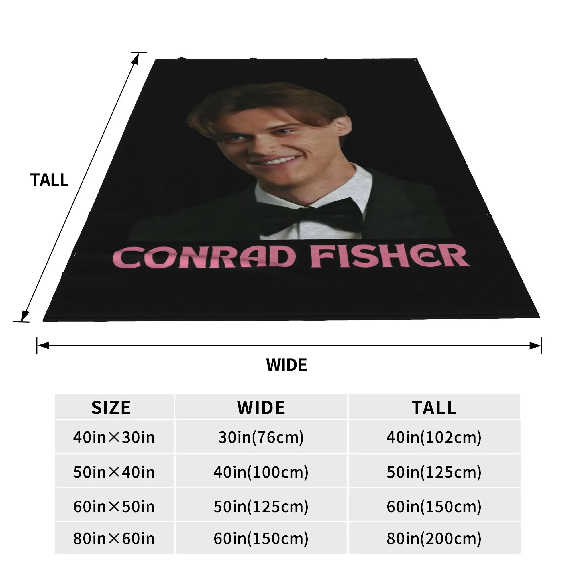 Conrad Fisher TSITP  Blanket The summer I Turned pretty Plush Novelty Warm Throw Blanket for Bedding Lounge All Season,
