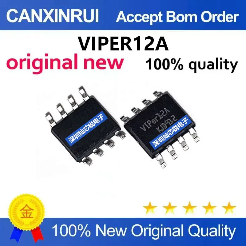(5-100pieces)Brand new domestic VIPER12A VIPER12ASTR SOP8 surface-mount switch mode power supply IC