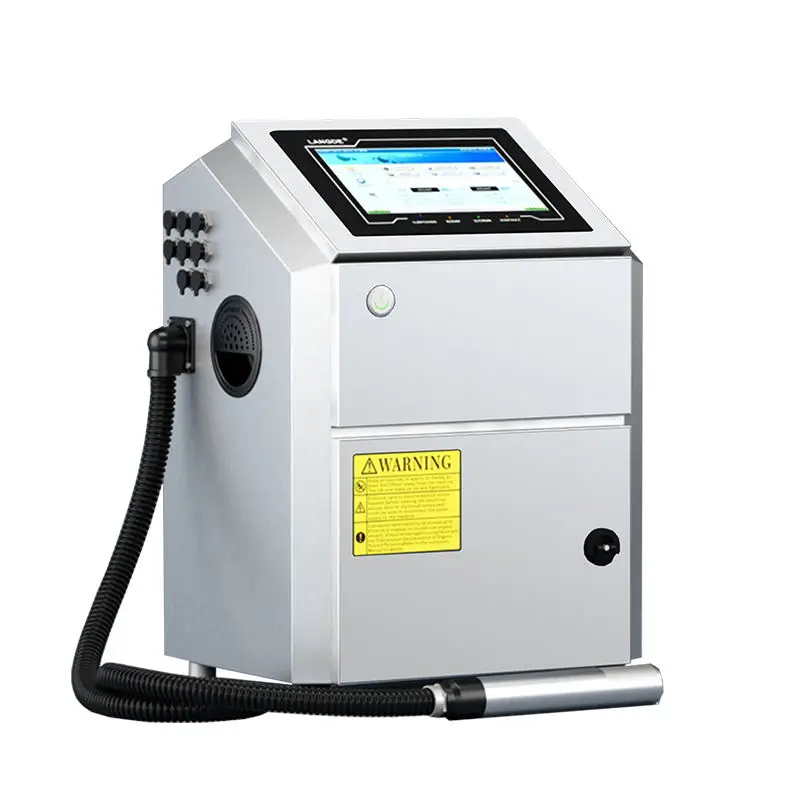 CIJ Inkjet Printer Production Date Batch Number Coding Machine Printing Plastic Tube Glass Bottle