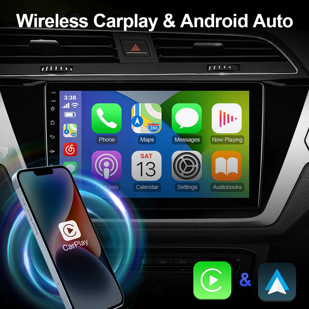 10.1 Isudar Android 12 Car Multimedia Radio For VW/Volkswagen Touran 2016-2018 GPS Navigation Carplay Auto Stereo No 2din