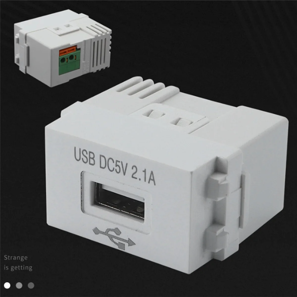 WZ-Mobile Phone Charging Panel USB Power Module 220V Socket 5V Transformer 2.1A USB Charging Power Socket Switching Adapter B20