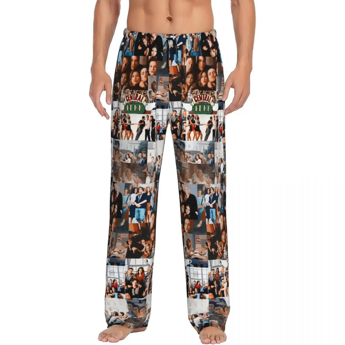 

Custom Men's Friends Pajama Pants Print Sitcom TV Show Sleep Sleepwear Bottoms with Pockets