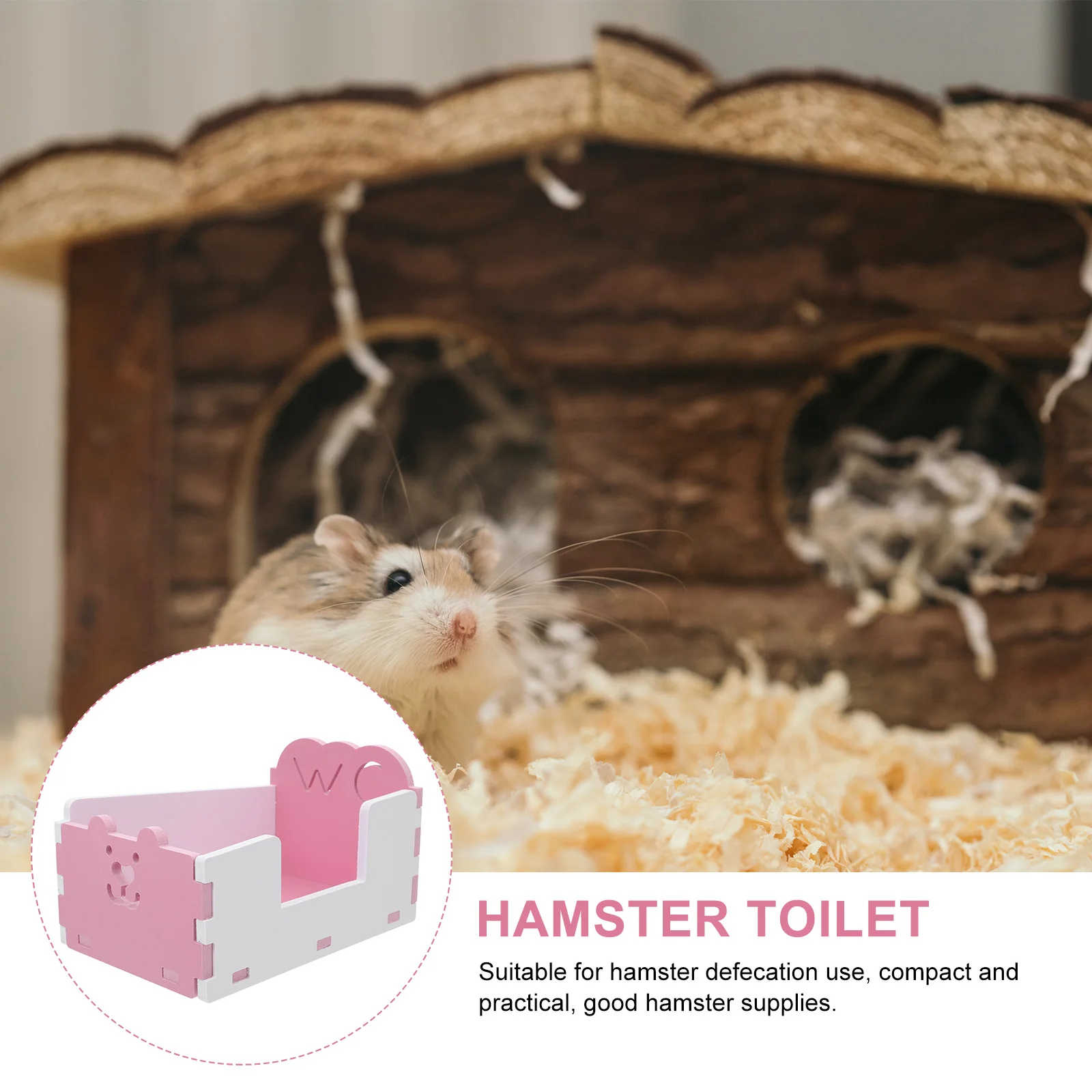

1Pc Detachable Pvc Hamster Toilet Good Quality Material Small Pet Hygiene Solution Guinea Pig Toilets