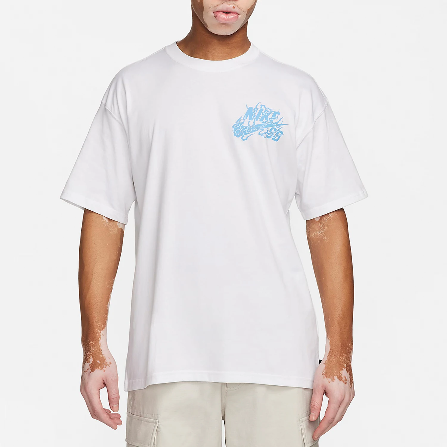 

Nike genuine Summer Men's Round Neck Loose Casual Sports Short Sleeve T-Shirt FQ3720-100