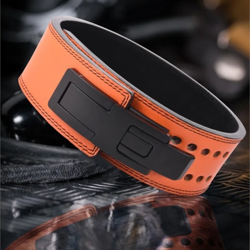 Fitness Strong Belt Weightlifting Strength Belt Fitness Strong Pull Belt Cowhide Wide Squat Training Leather Gym Waist Support