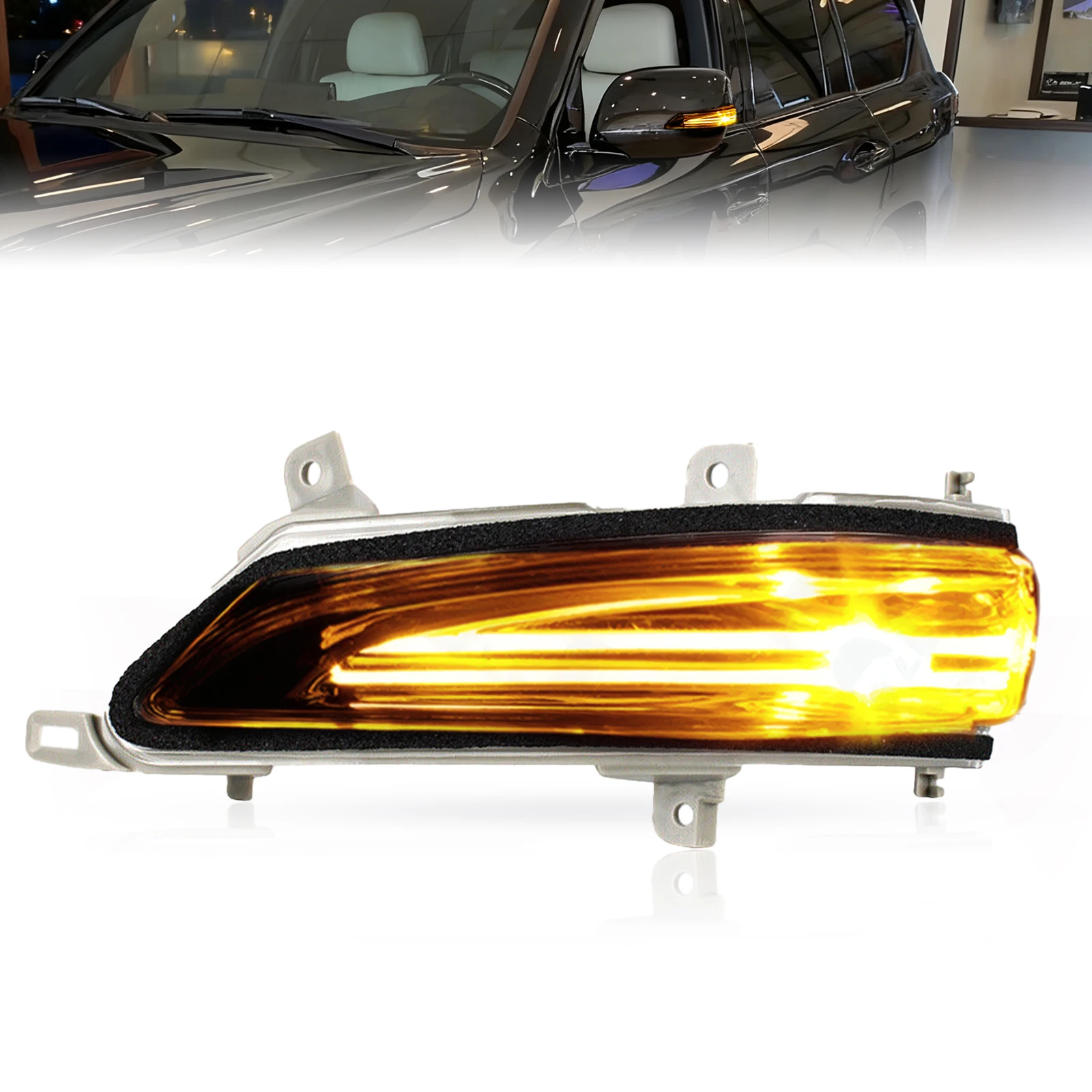

Side Mirror Turn Signal Lamp For Lexus LX GX GX460 LX570 2010 2011 2012 2013 2014 2015 2016 2017 2018 2019 8173060130 8174060100
