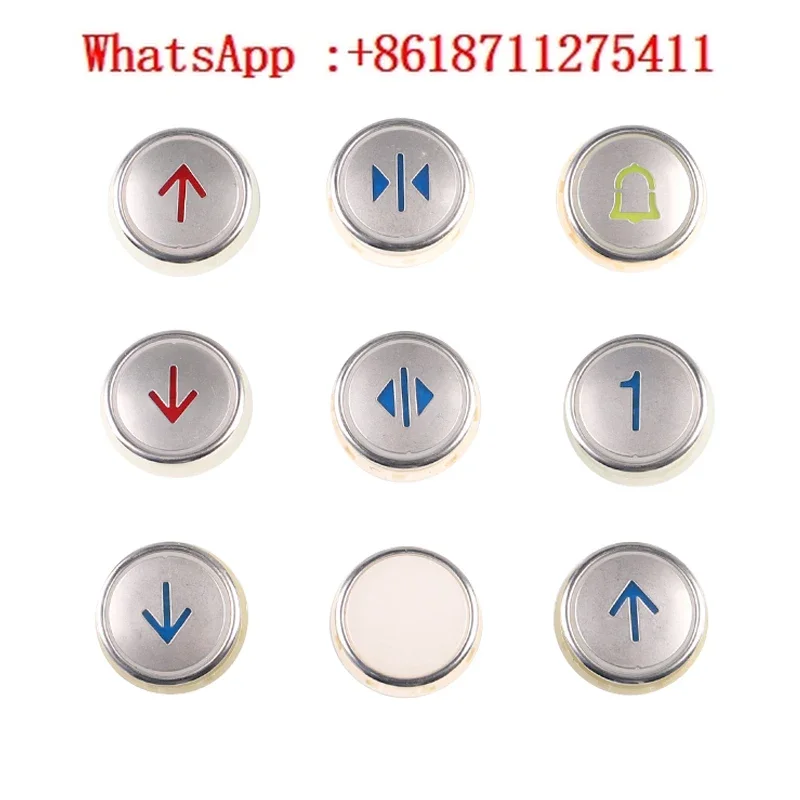 2pcs Jiangnan Jiajie Suzhou Elevator Button EB410 Red Light Blue Light A4J28796