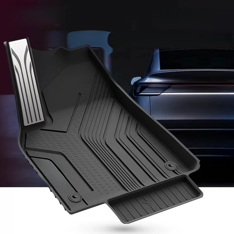 High Quality Hot Sale Full Set Premium TPE Car Floor Mats OEM Custom Compatible With Most Vehicles Fast Shipping