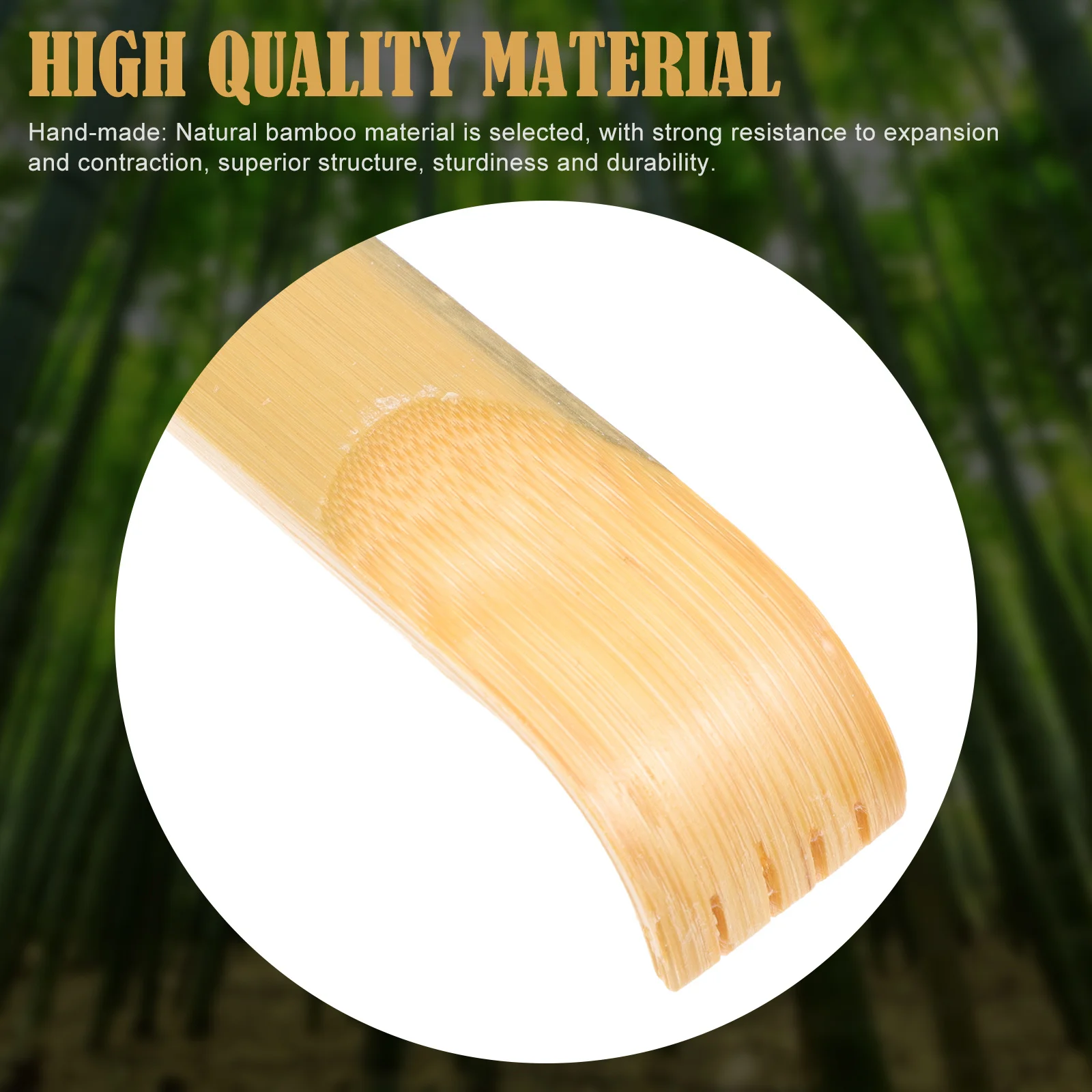 4 قطع من الخيزران الأنيق لحكة الظهر، تصميم متعدد الزوايا للتدليك الذاتي، حل محمول للراحة اليومية