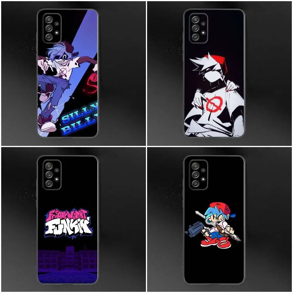 

Friday Night F-Funkin game Phone Case For Samsung Galaxy S25,S24,S21,S22,S23,S30,Ultra,S20,Plus,Fe,Lite,Note,10,9,5G Black Cover