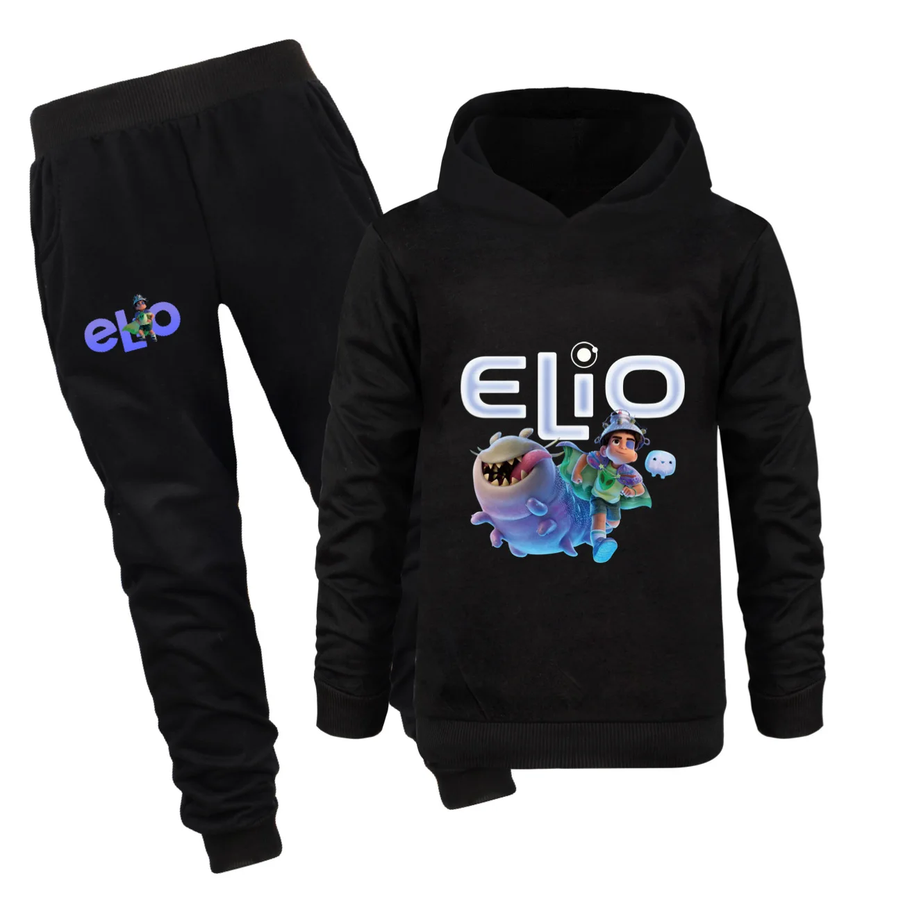

New Elio Clothes Set Kids Cartoon Long Sleeved Tracksuit Teenager Boys Pullover Hoody Sweatshirts Pants 2pcs Set Children's Sets