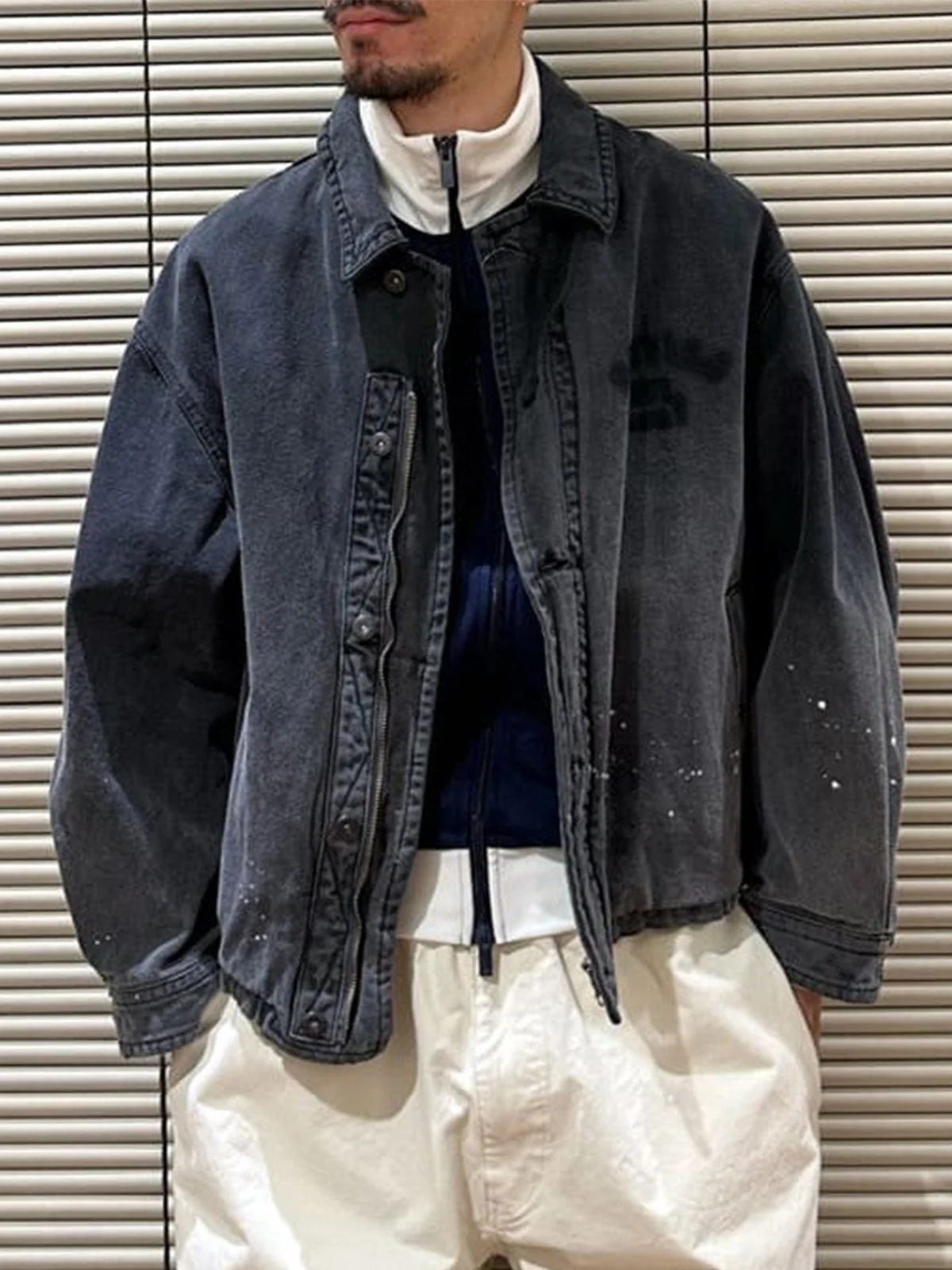 

Японская уличная одежда: холщовая куртка в стиле кэжуал, свободного кроя, винтажная рабочая куртка, молодежная модная осенне-зимняя верхняя одежда