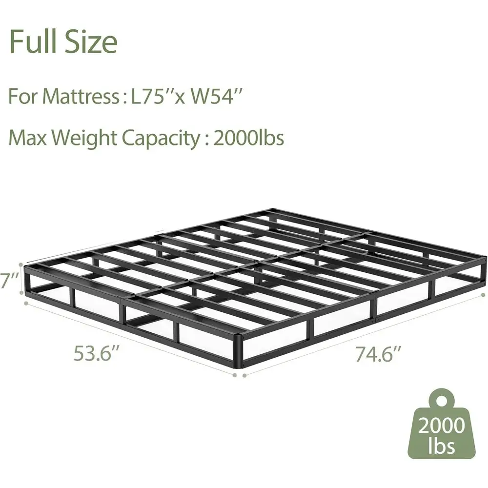 7 مرتبة معدنية شديدة التحمل كاملة الحجم مع غطاء قماش - دعم صامت مضاد للانزلاق #3