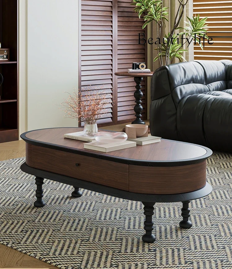 

Американский древний стиль, чайный столик из цельного дерева, французский чайный столик в кремовом стиле, современный домашний чайный столик для гостиной