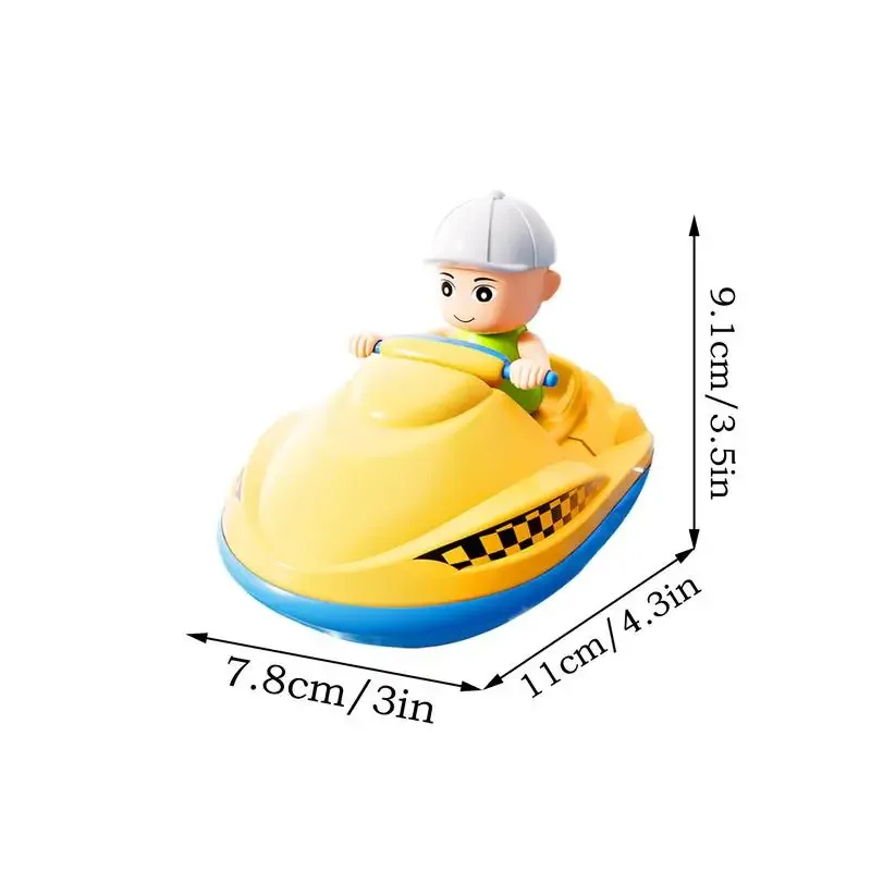 어린이 장난감 인터랙티브 감각 물놀이 활동용 수동 모터보트 유아 샤워 수영장