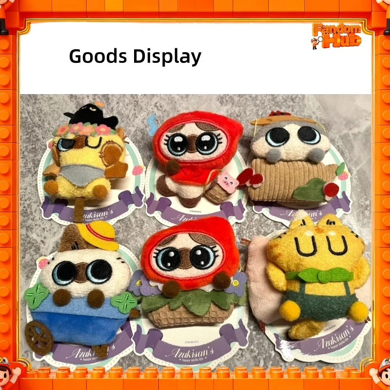 Genuine Siamese Cat Azukisan Plush Brooch Blind Box - Azuki Plush Doll Toy Gift For Fans