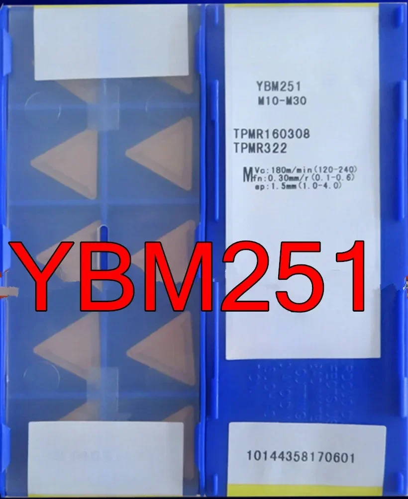 TPMR110304 TPMR160304 TPMR160308 YBM251 100% original Zcc.ct Carbide insert Processing: stainless steel