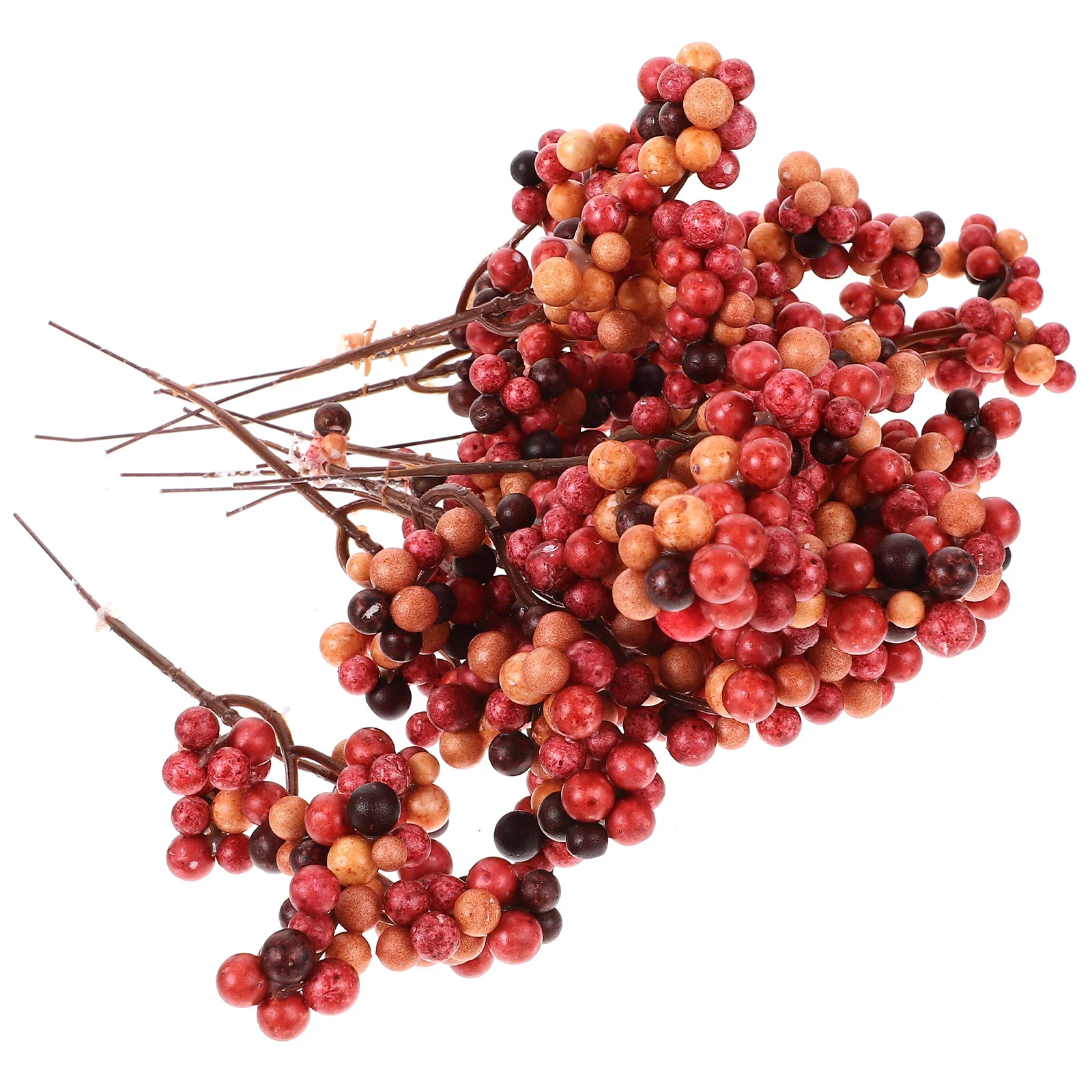 

12 Pcs Fall Christmas Tree Berry Decorations Stems Wreath Xmas Artificial Fake Branches Simulated Picks